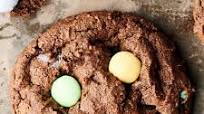 Chocolate Cadbury Egg Cookies Chocolate Cadbury Egg Cookies