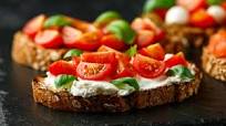 Triple Cheese Bruschetta Triple Cheese Bruschetta