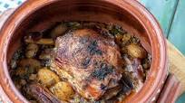 Lamb leg in a clay pot Lamb leg in a clay pot
