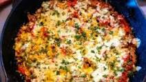 Cheesy Ground Beef Taco Skillet (Keto, Low-Carb) Cheesy Ground Beef Taco Skillet (Keto, Low-Carb)