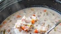 Slow Cooker Creamy Chicken Wild Rice Soup Slow Cooker Creamy Chicken Wild Rice Soup