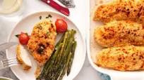 3-Ingredient Hummus-Crusted Chicken 3-Ingredient Hummus-Crusted Chicken