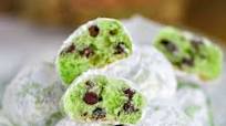 Mint Chocolate Chip Snowball Cookies Mint Chocolate Chip Snowball Cookies