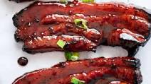 Sticky Chinese BBQ Pork Belly Ribs (Char Siu) Sticky Chinese BBQ Pork Belly Ribs (Char Siu)