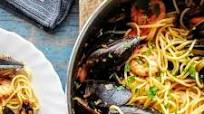Shrimp and mussels pasta Shrimp and mussels pasta
