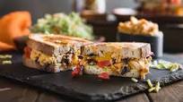 Harvest Vegetable Melt with Butternut Squash & Zesty White Bean Hummus Harvest Vegetable Melt with Butternut Squash & Zesty White Bean Hummus