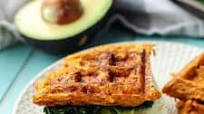 Paleo Sweet Potato Waffle Breakfast Sandwich Paleo Sweet Potato Waffle Breakfast Sandwich