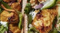 Chicken Tikka Pita with Cucumber Raita Chicken Tikka Pita with Cucumber Raita