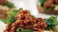 Whole Grain Bruschetta with Sun-Dried Tomato Pesto Whole Grain Bruschetta with Sun-Dried Tomato Pesto
