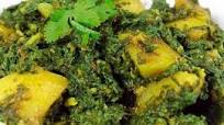 AALOO PALAK SABJI AALOO PALAK SABJI