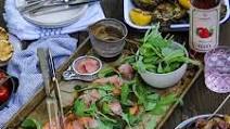 GRILLED ASIAN SALMON WITH MUSTARD DRESSING GRILLED ASIAN SALMON WITH MUSTARD DRESSING
