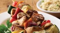 5 Ingredient Grilled Rainbow Diced Chicken Kebabs 5 Ingredient Grilled Rainbow Diced Chicken Kebabs