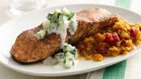 Gluten-Free Indian Spiced Salmon with Dal and Raita Gluten-Free Indian Spiced Salmon with Dal and Raita