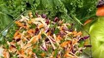 Kohlrabi Kale Slaw with Honey Dijon Dressing Kohlrabi Kale Slaw with Honey Dijon Dressing