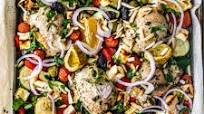 Greek Sheet Pan Chicken with Baked Feta Greek Sheet Pan Chicken with Baked Feta