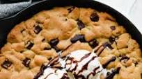 Chocolate Chip Skillet Cookie Chocolate Chip Skillet Cookie