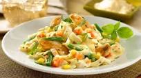 Creamy Chicken Primavera Pasta Creamy Chicken Primavera Pasta