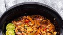 Crockpot Chicken Fajitas Crockpot Chicken Fajitas