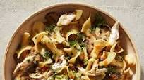 Creamy Chicken & Mushroom Egg Noodles Creamy Chicken & Mushroom Egg Noodles