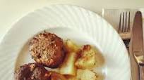 Meatballs and Potatoes in the Oven - Keftedes me Patates sto Fourno Meatballs and Potatoes in the Oven - Keftedes me Patates sto Fourno