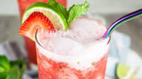 Strawberry Mojito Mocktail Strawberry Mojito Mocktail
