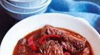 Pork belly and red pepper casserole Pork belly and red pepper casserole