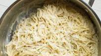 Creamy Parmesan Garlic Angel Hair Pasta Creamy Parmesan Garlic Angel Hair Pasta