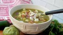 Vegetarian Pozole Verde (Hominy Soup) Vegetarian Pozole Verde (Hominy Soup)