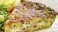 Cheese, ham and spinach impossible pie Cheese, ham and spinach impossible pie