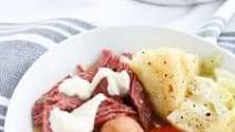 Pressure Cooker Corned Beef and Cabbage with Horseradish Cream Sauce Pressure Cooker Corned Beef and Cabbage with Horseradish Cream Sauce