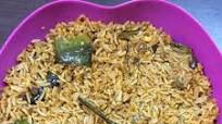 Vangibath (green brinjal rice) Vangibath (green brinjal rice)