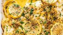 Lemon Garlic Butter Baked Fish Lemon Garlic Butter Baked Fish