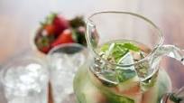 Strawberry-Watermelon Water with Basil Strawberry-Watermelon Water with Basil