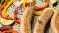 Whole30 Sheet Pan Garlic Herb Chicken Sausage and Veggies (Paleo, GF) Whole30 Sheet Pan Garlic Herb Chicken Sausage and Veggies (Paleo, GF)