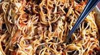 Leftover Spaghetti Casserole Leftover Spaghetti Casserole