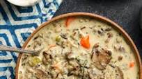 Creamy Mushroom Wild Rice Soup Creamy Mushroom Wild Rice Soup