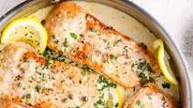 Creamy Salmon Piccata Recipe Creamy Salmon Piccata Recipe