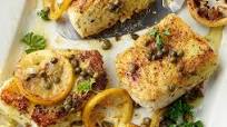 Seared Cod with Lemon Caper Sauce Seared Cod with Lemon Caper Sauce