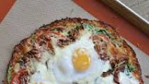Cauliflower Crust Bacon and Egg Pizza Cauliflower Crust Bacon and Egg Pizza