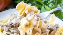 GROUND BEEF STROGANOFF GROUND BEEF STROGANOFF
