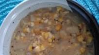 Chowder de maíz tostado Chowder de maíz tostado