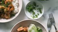 Ginger Shrimp Stir-Fry with Garlicky Bok Choy Ginger Shrimp Stir-Fry with Garlicky Bok Choy
