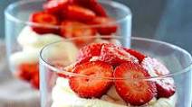 Low Carb Mascarpone Cream with Strawberries Low Carb Mascarpone Cream with Strawberries