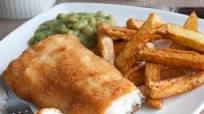 Battered Fish and Chips Battered Fish and Chips
