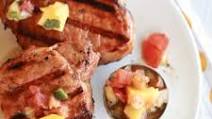 Grilled pork chops with pineapple mango salsa Grilled pork chops with pineapple mango salsa