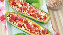 Zucchini Pizza Boats Zucchini Pizza Boats