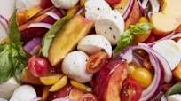 Peach Tomato Caprese Peach Tomato Caprese