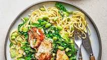 Sticky hoisin pork fillet with sesame greens & noodles Sticky hoisin pork fillet with sesame greens & noodles