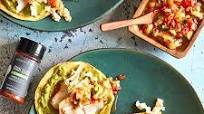 Baja Cod Air Fryer Tostadas Baja Cod Air Fryer Tostadas
