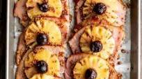 Pineapple Glazed Ham Slices Pineapple Glazed Ham Slices